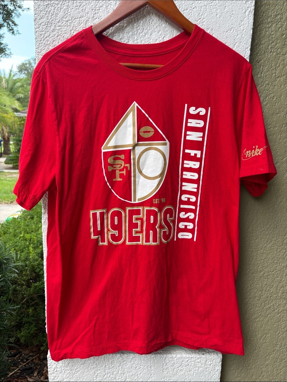 The Nike Tee Red San Francisco 49ers Graphic Tee NWOT